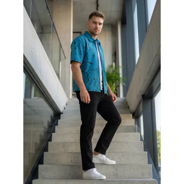  Cămașă premium pentru bărbați ALTISPORT VOJ/ALM034KOS01 SMARALD 