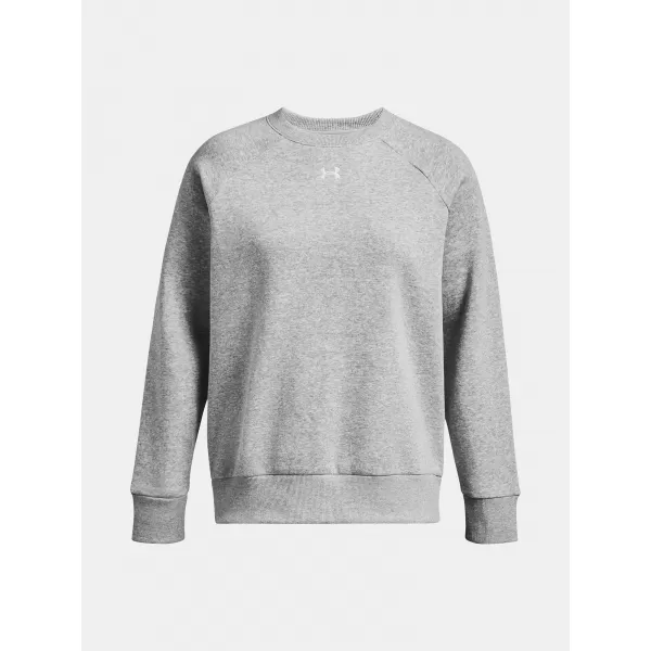  Hanorac de dama UNDER ARMOUR UA RIVAL FLEECE CREW 1379508-012 GRI 