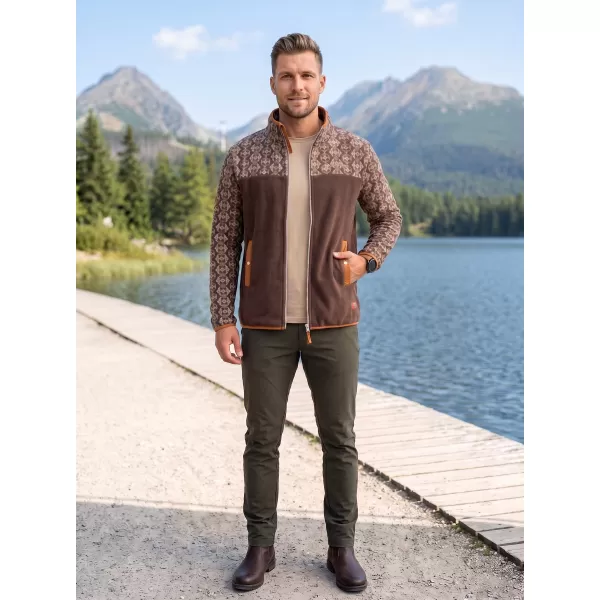  Hanorac pentru bărbați din fleece ALTISPORT GAMEL MARO 