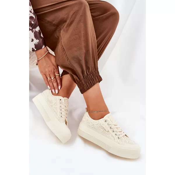  Pantofi BIG STAR de damă RR274630 BEI Pantofi Big Star 