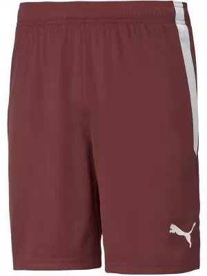 Pantaloni scurţi PUMA TEAMLIGA SHORTS 704924_09 CORDOVAN/ CORDOVAN/PUMA WHITE