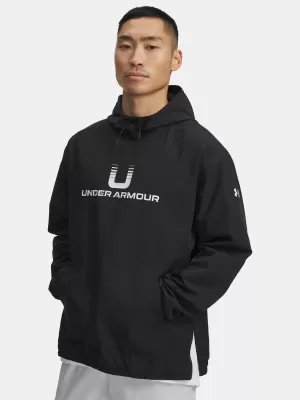 Hanorac pentru bărbați UNDER ARMOUR UA UNSTOPPABLE WVN HOODIE 6003864-001 NEGRU