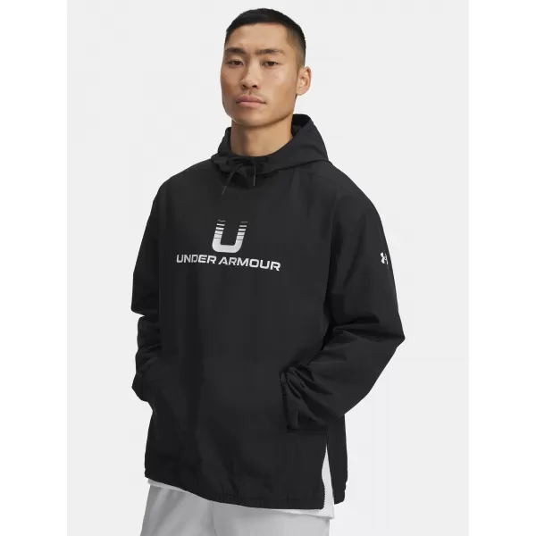  Hanorac pentru bărbați UNDER ARMOUR UA UNSTOPPABLE WVN HOODIE 6003864-001 NEGRU 