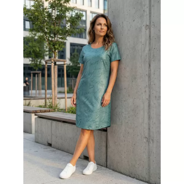  Tricou premium extins pentru femei ALTISPORT VOJ/ALW084SAT02 VERDE 