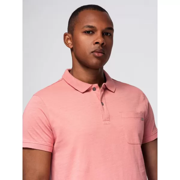  Mens t -thirt cu guler OMBRE OM-POWS-0142 ROZ 