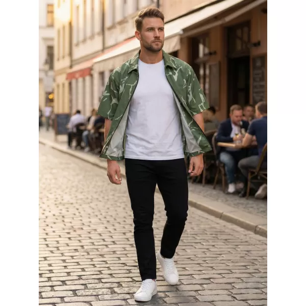  Cămașă premium pentru bărbați ALTISPORT VOJ/ALM052KOS01 KAKI 
