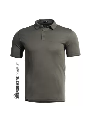Tricou pentru bărbați cu guler PENTAGON VANQUISH POLO SHIRT K09048 MARO GRI