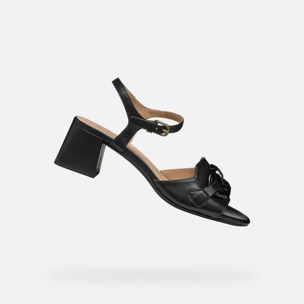  Sandale de dama GEOX NEW ERAKLIA 50 T NEGRU 