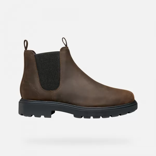  Pantofi pentru bărbați GEOX SPHERICA EC7 G011185 MARO ÎNCHIS 