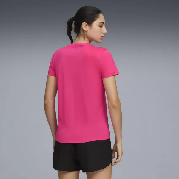  Cămaşă PUMA W TAD ESSENTIAL VNECK TEE 52589099 ROZ STRĂLUCITOR 