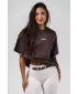 Tricou supradimensionat RESET 491 MARO ÎNCHIS Nebbia