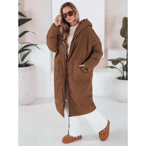  Geacă pentru doamne DSTREET TY3238 CARAMEL 