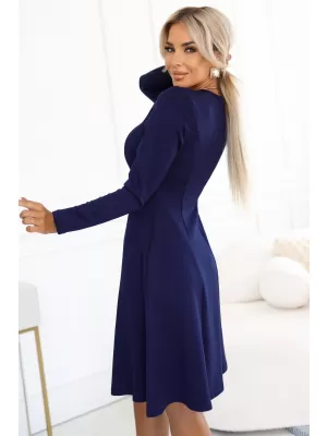 Rochie NUMOCO 567-2 ALBASTRU ÎNCHIS