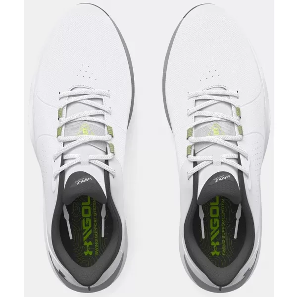  Pantofi pentru bărbați UNDER ARMOUR UA DRIVE PRO WIDE 3026919-100 ALB 