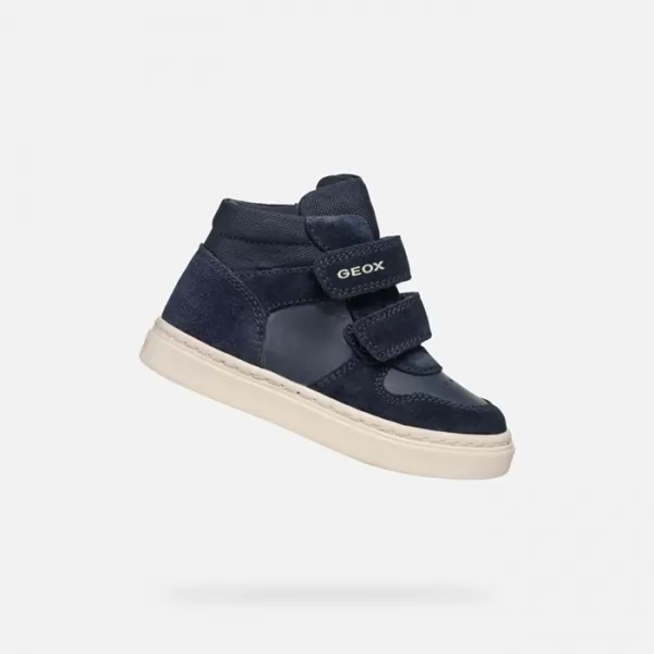  Adidași pentru băieți GEOX NASHIK ALBASTRU ÎNCHIS 