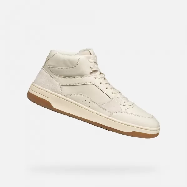  Adidași pentru bărbați GEOX SEDRAL COURT G011442 CREMOS 