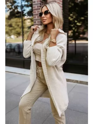 Cardigan pentru doamne NUMOCO 629-1 BEJ