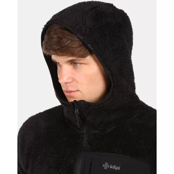  Hanorac pentru bărbați din fleece KILPI NORKA-M ZM0204KI NEGRU 