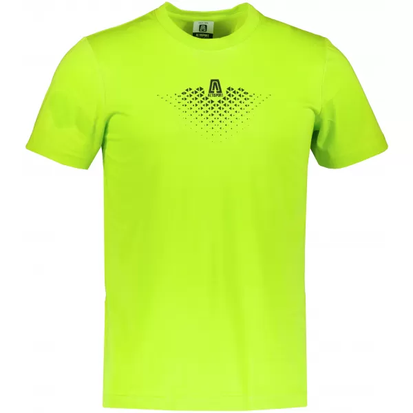  Tricou bărbătesc din bumbac ALTISPORT ALM148129 LĂMÂIE VERDE 