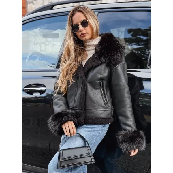  Geaca de dama DSTREET TY5244 NEGRU 