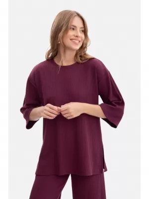 Bluza de dama BEWEAR B301 PRUNĂ
