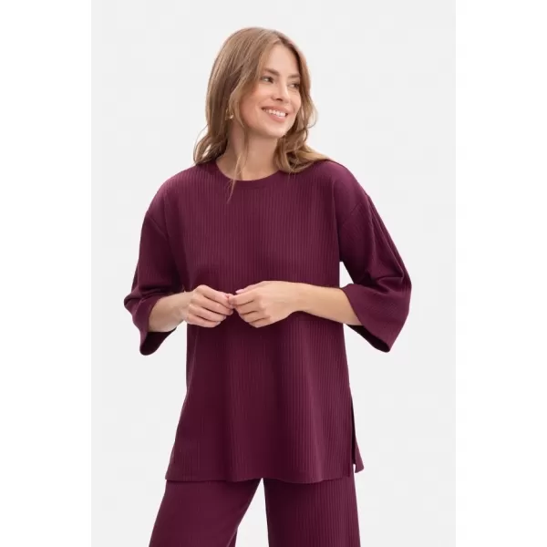  Bluza de dama BEWEAR B301 PRUNĂ 