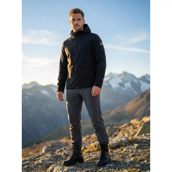  Jacheta pentru bărbați ALTISPORT NEWET NEGRU 
