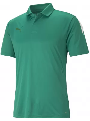 Cămașă Cu Guler PUMA TEAMLIGA SIDELINE POLO 65725705 PEPPER GREEN/ VERDE PIPER/ALB PUMA