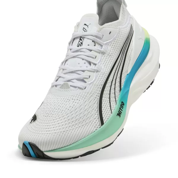  Cizme PUMA FOREVERRUN NITRO 2 310109-19 PUMA WHITE/SPEED ​​BLUE 