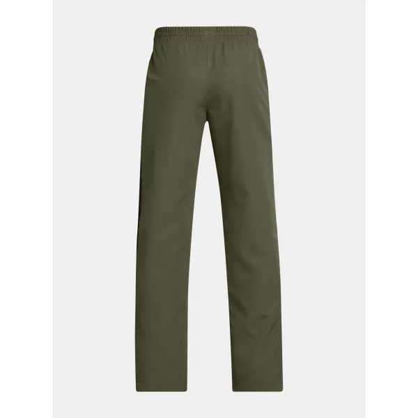  Pantaloni sport pentru băieți UNDER ARMOUR UA B RIVAL WVN PANT 1390155-390 VERDE 
