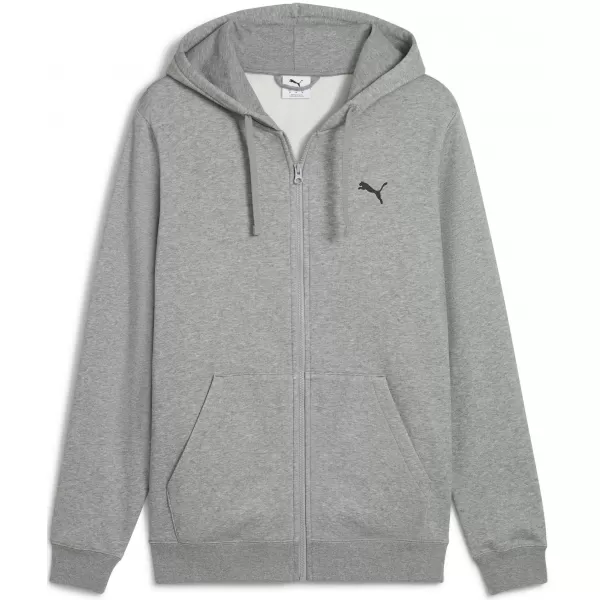  Pánská bunda PUMA ESS FULL-ZIP HOODIE FL 68259003 MEDIUM GRAY HEATHER 