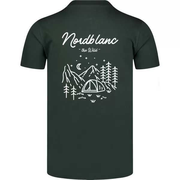  Cămaşă NORDBLANC CAMPING NBSMT8157 VERDE ÎNCHIS 