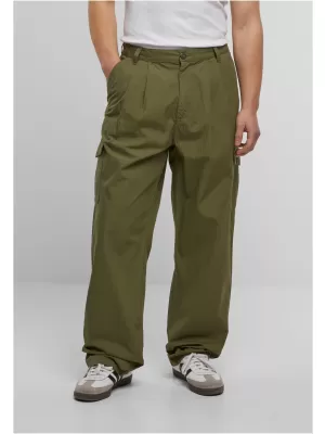 Pantaloni pentru bărbați URBAN CLASSICS TB7604 MĂSLINE UȘOR