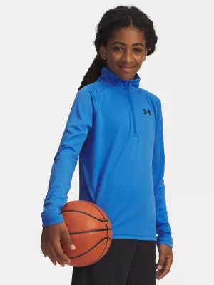 Tricou băieți UNDER ARMOUR UA TECH 2.0 1/2 ZIP 1363286-402 ALBASTRU