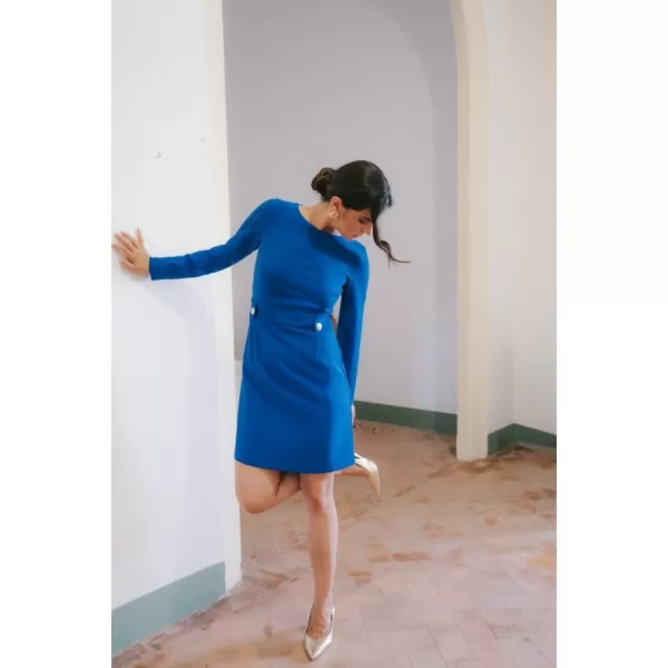  Rochie STYLOVE S419 ALBASTRU REGAL 