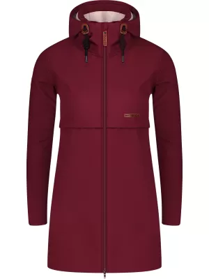 Palton softshell pentru femei NORDBLANC NBWSL8276 BURGUNDIA