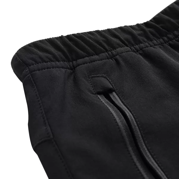  Pantaloni softshell pentru bărbați ALPINE PRO HURF 2 NEGRU 