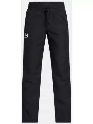 Pantaloni sport pentru băieți UNDER ARMOUR UA B RIVAL WVN PANT 1390155-001 NEGRU