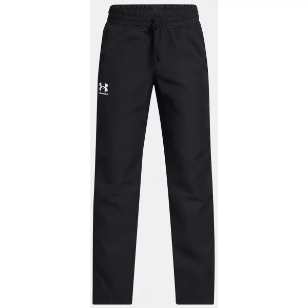  Pantaloni sport pentru băieți UNDER ARMOUR UA B RIVAL WVN PANT 1390155-001 NEGRU 