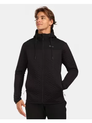 Hanorac pentru bărbați din fleece KILPI NEVIA-M ZM0215KI NEGRU