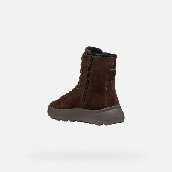  Pantofi de dama GEOX SPHERICA EC4.1 G009293 MARO ÎNCHIS 