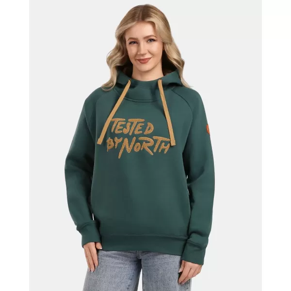  Hanorac de dama KILPI NEA-W ZL0215KI VERDE ÎNCHIS 