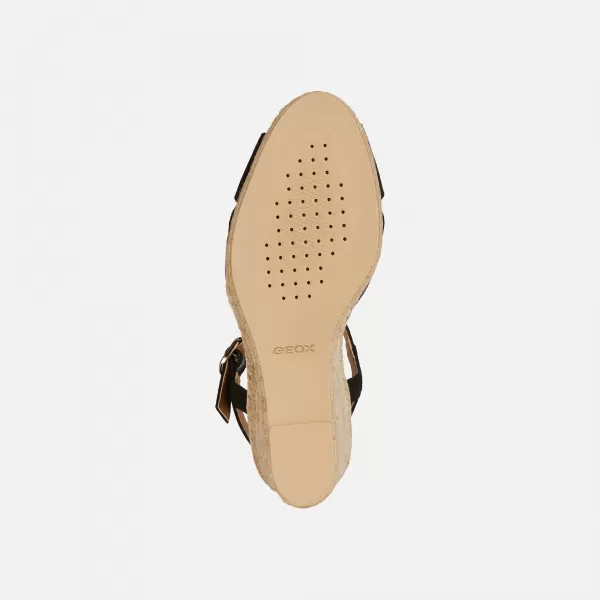  Sandale de dama GEOX GELSA LOW NEGRU 