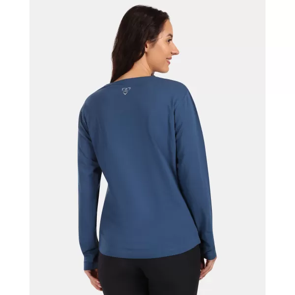  Tricou pentru femei KILPI PROMOX-W ZL0302KI ALBASTRU ÎNCHIS 
