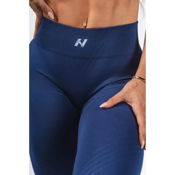  Jambiere de modelare fără cusături cu push-up maxim FLOW SEAMLESS 497 BLUE Nebbia 