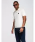 Mens t -thirt cu guler OMBRE OM-POSS-0150 CREMĂ