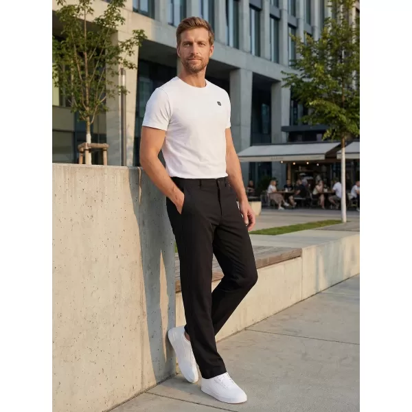  Pantaloni pentru bărbați ALTISPORT ATS TROUSER SLIM-FIT NEGRU 