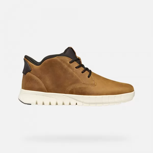  Pantofi pentru bărbați GEOX FLEXTRIDE PLUS G011460 MARO DESCHIS 