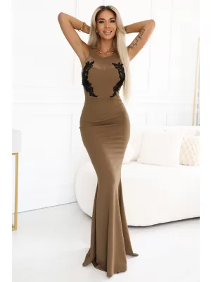 Rochie NUMOCO 617-1 MOCHA MOUSSE