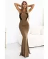 Rochie NUMOCO 617-1 MOCHA MOUSSE